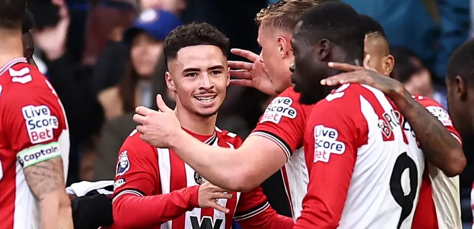 Jugadores de Sunderland celebrando un gol