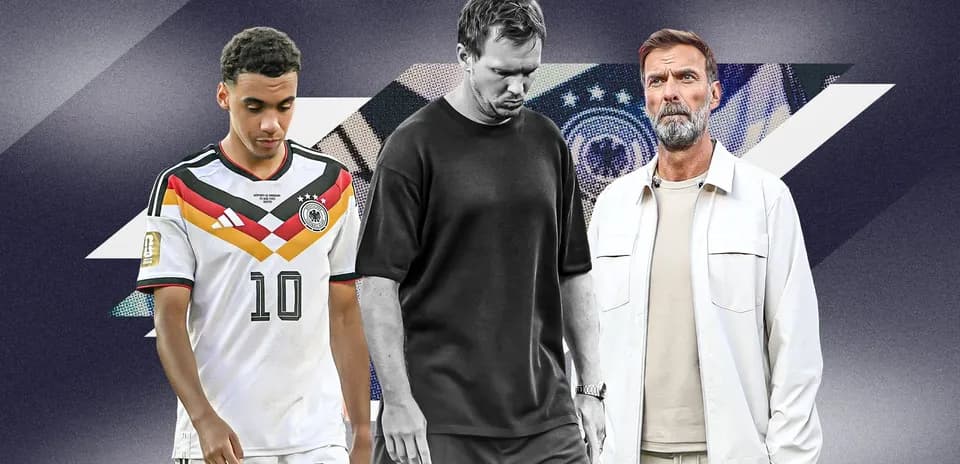 Jugadores y entrenador en un fondo gráfico deportivo