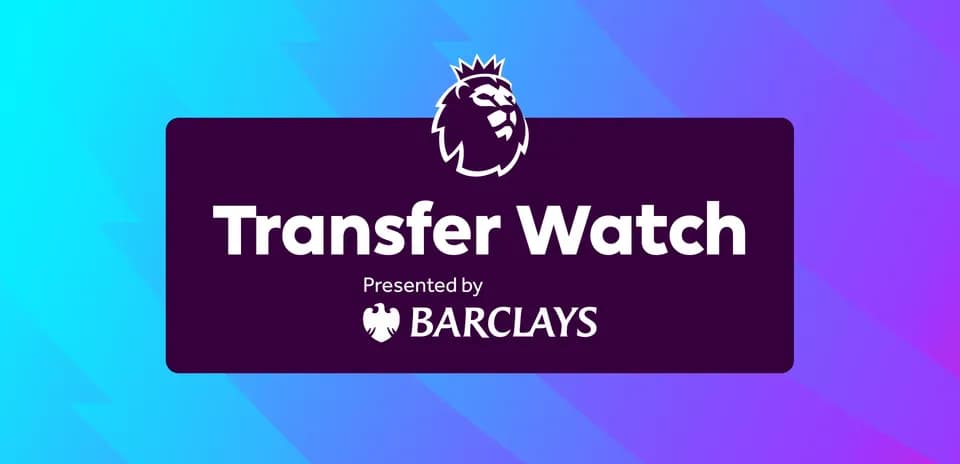 Logotipo de Transfer Watch presentado por Barclays