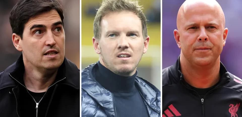 Tres entrenadores en diferentes momentos de juego