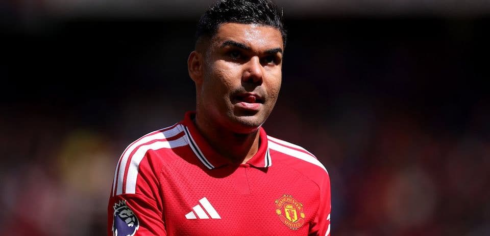 Jugador de Manchester United en el campo