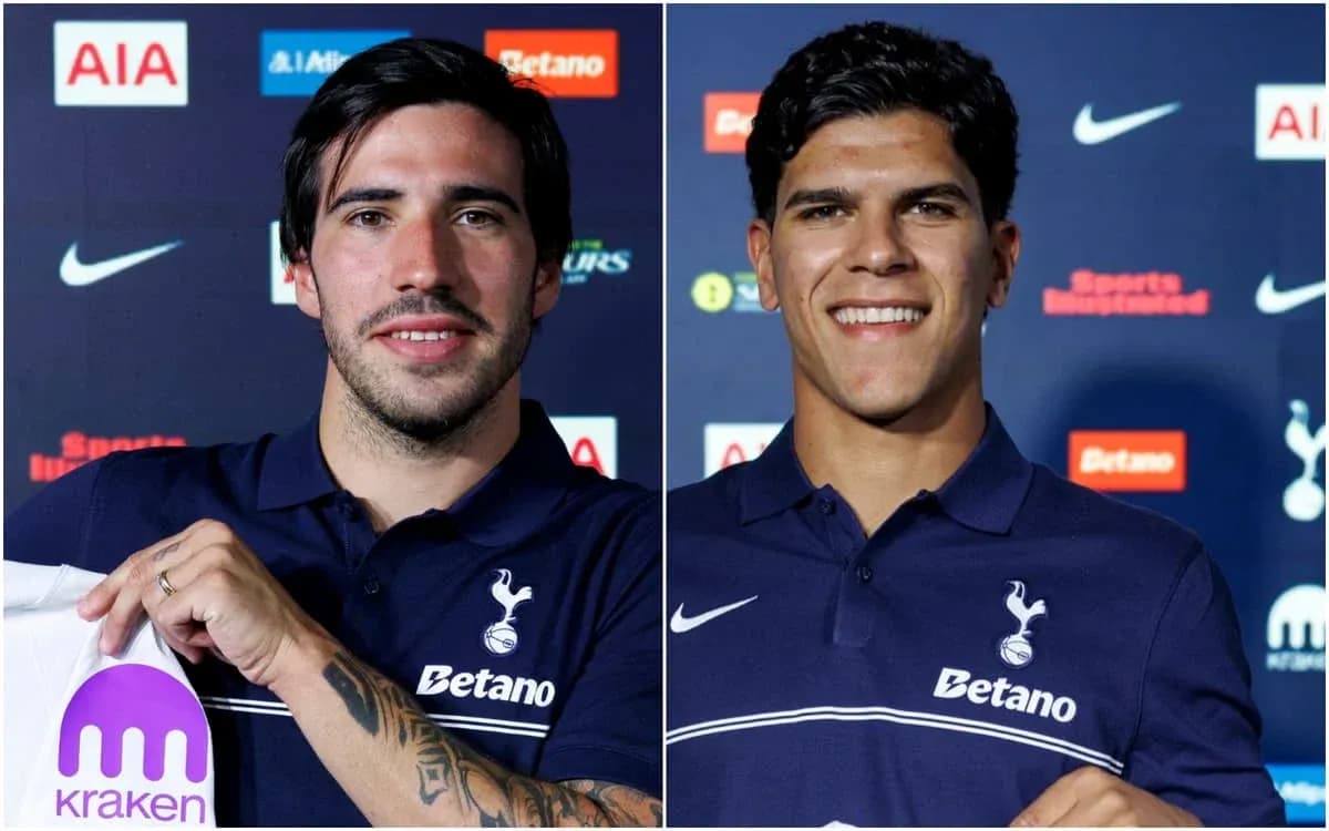 Dos jugadores de Tottenham en presentación oficial