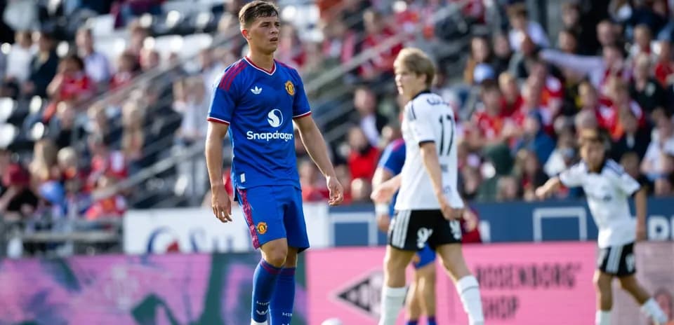Jugador de Manchester United en partido contra Fulham