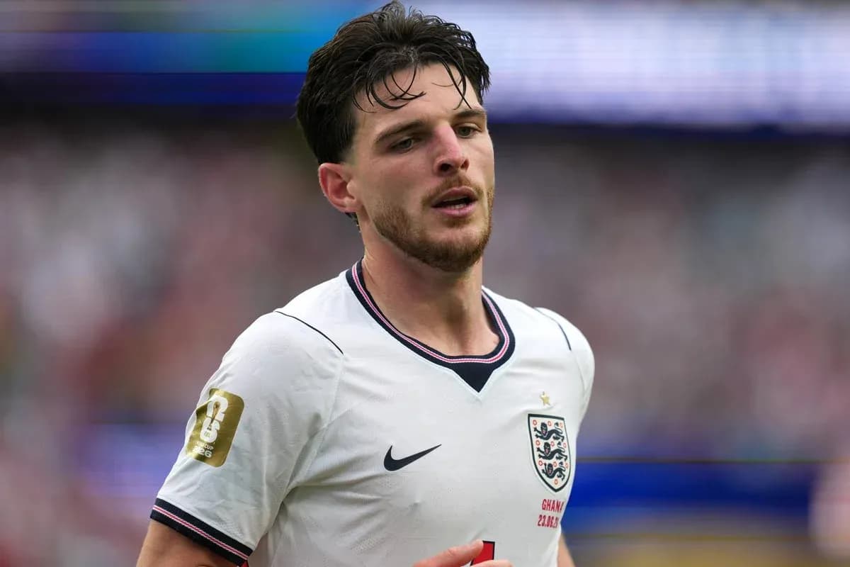 Jugador de Inglaterra en el campo durante partido