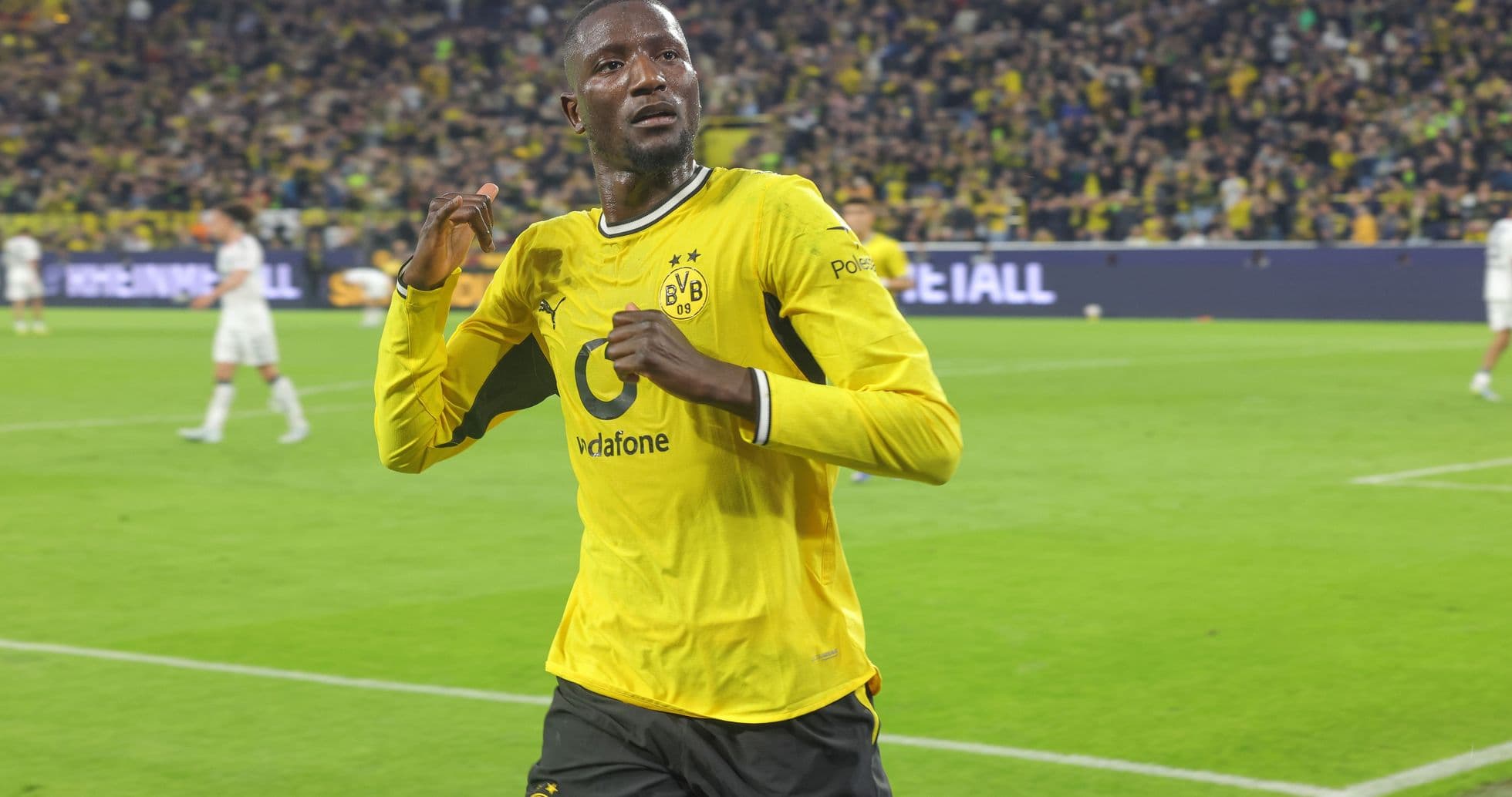 Jugador de Borussia Dortmund celebrando un gol