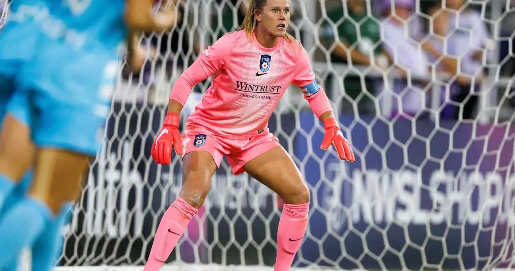 Portera del Chicago Red Stars en acción