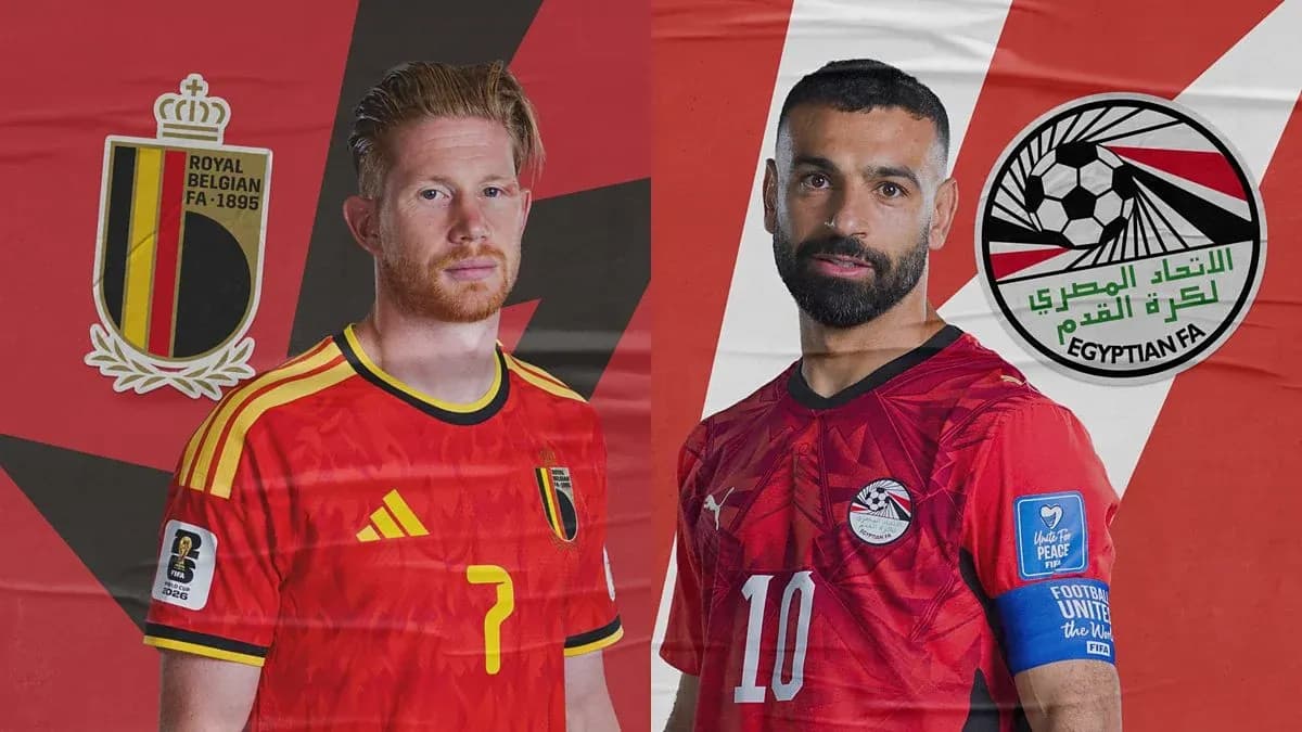 Bélgica y Egipto en el Mundial 2026