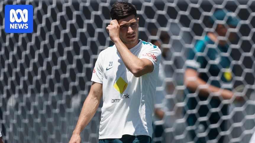Jugador tocándose la cabeza durante entrenamiento