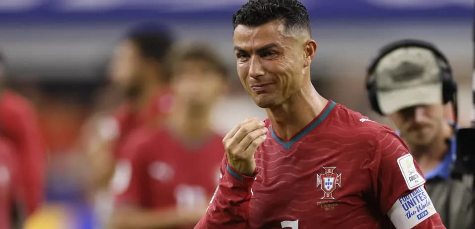 Cristiano Ronaldo en partido con selección de Portugal