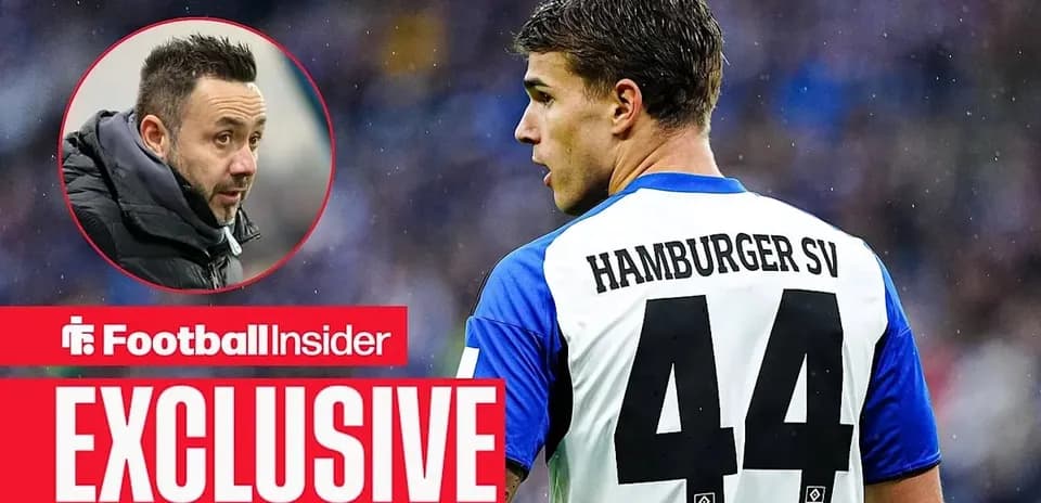 Jugador del Hamburger SV con el número 44 en la camiseta