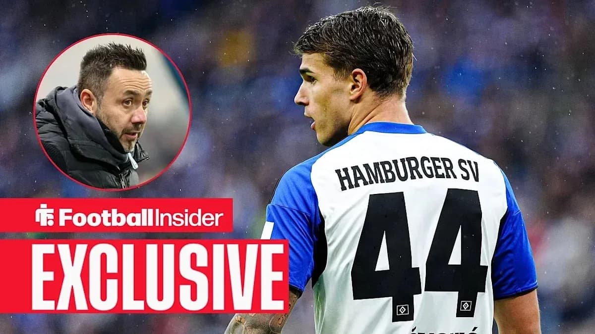 Jugador del Hamburger SV con el número 44 en la camiseta