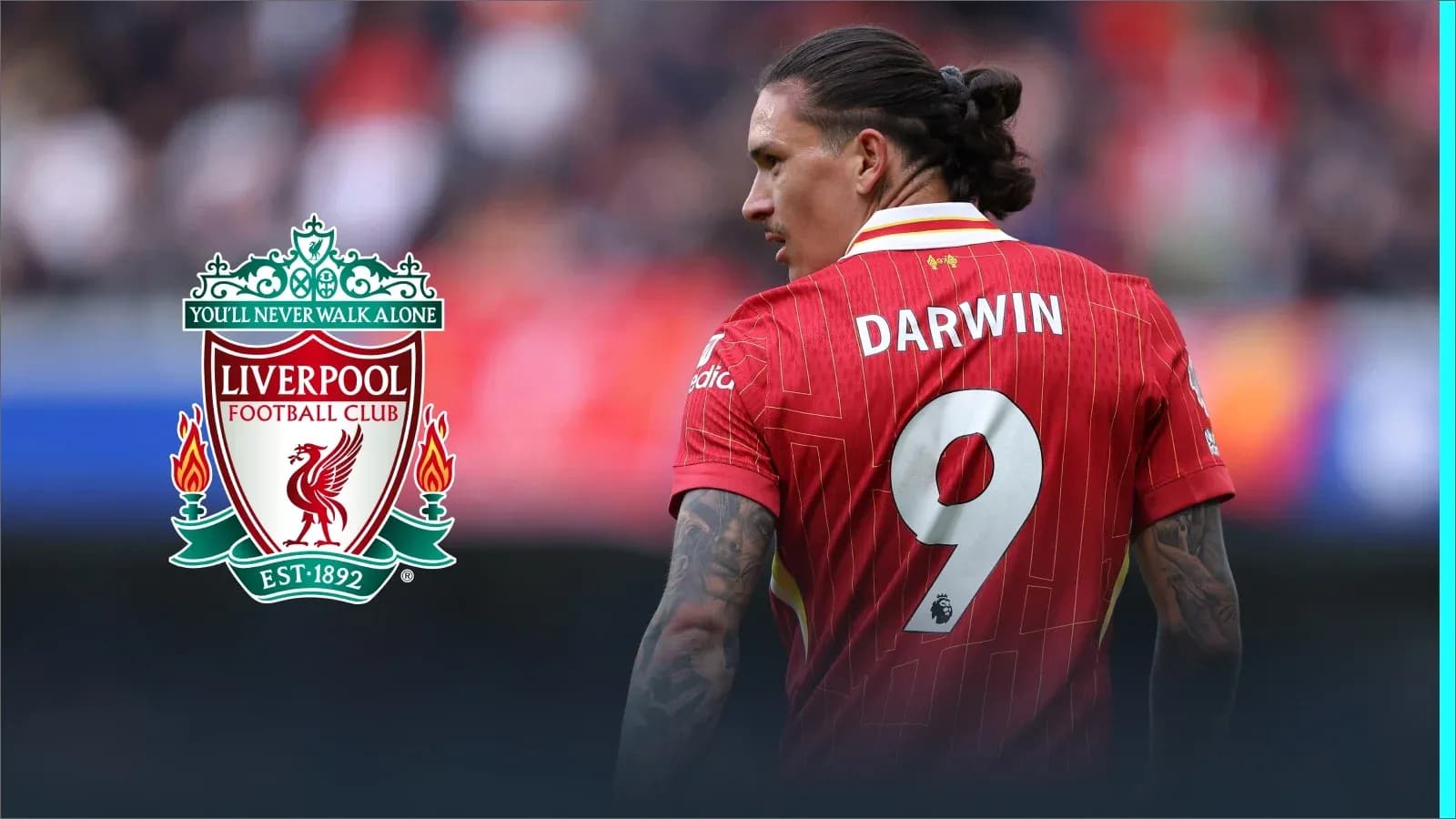 Jugador de Liverpool con camiseta número 9