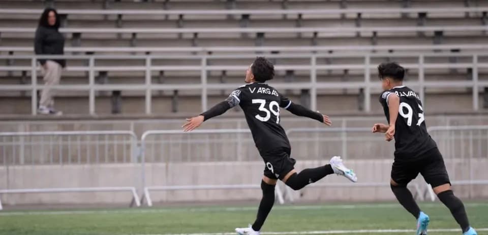 Celebración de jugadores de Tacoma Defiance