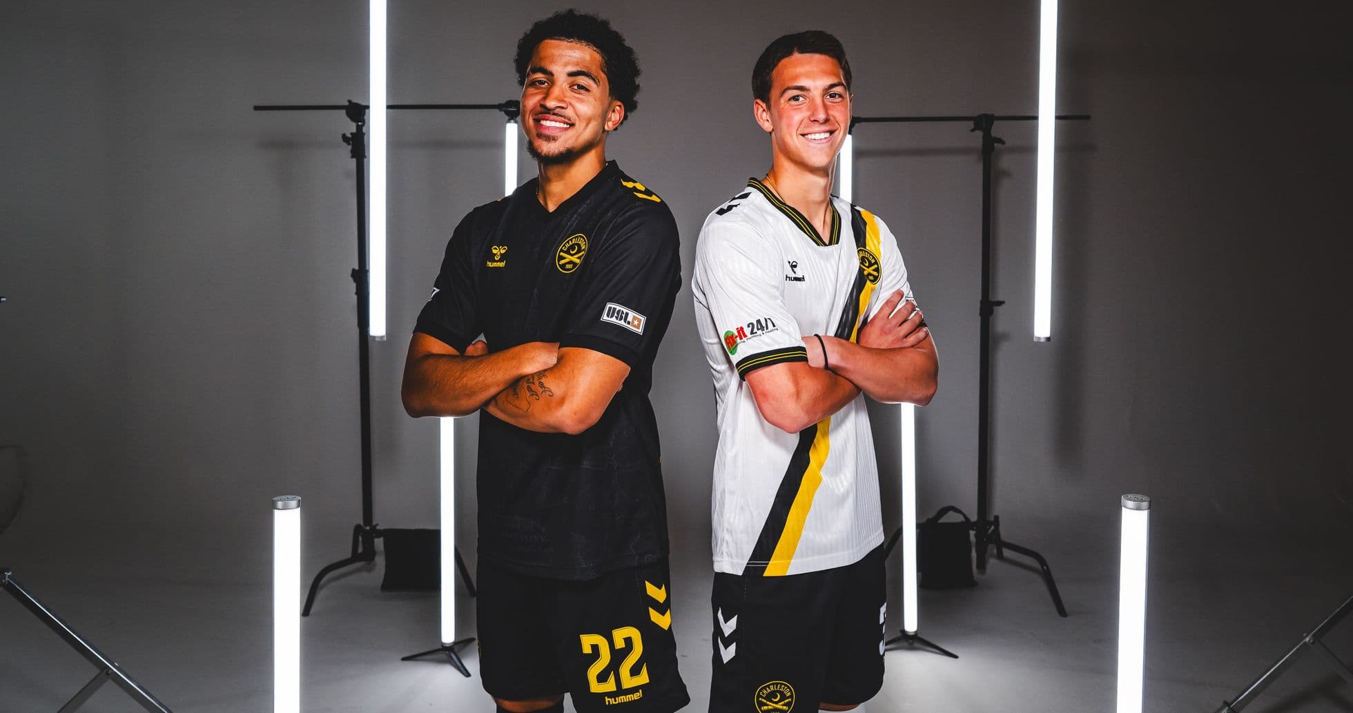 Jugadores del Charleston Battery y FC Tulsa