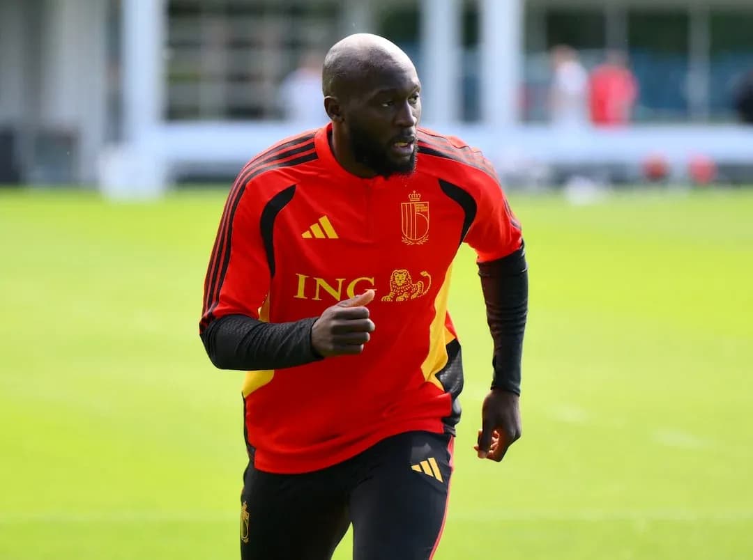 Jugador belga entrenando para el Mundial 2026