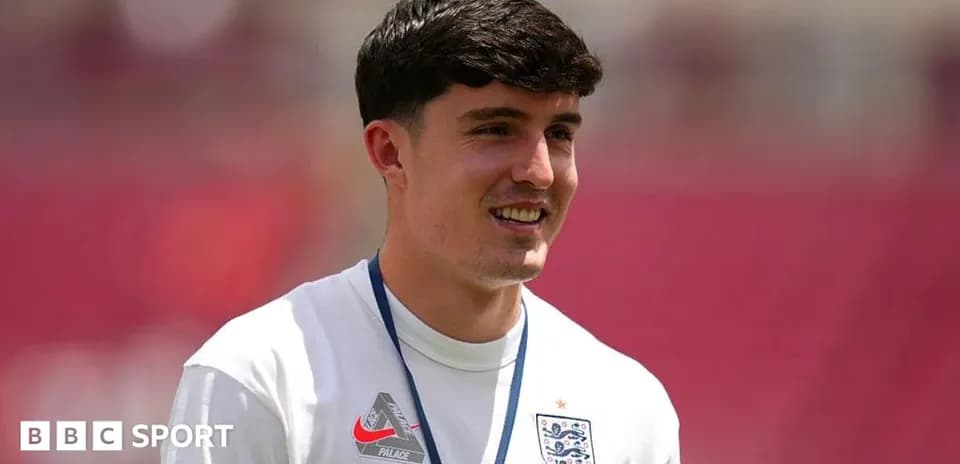 Jugador de Inglaterra en campo durante calentamiento