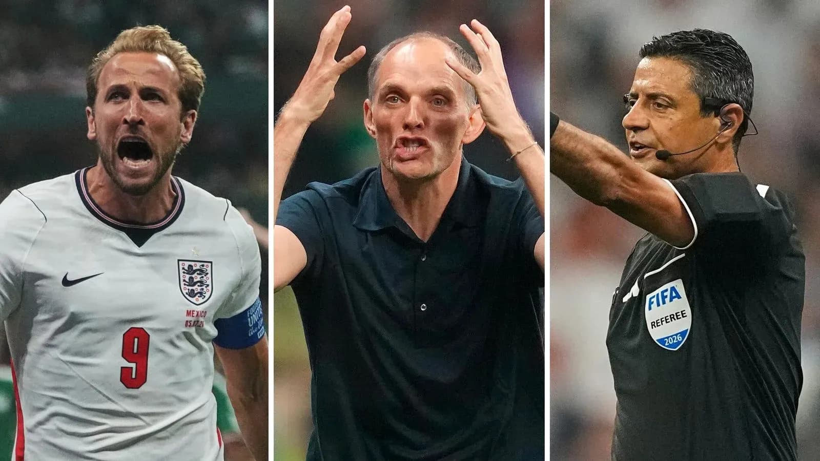 Harry Kane, entrenador y árbitro durante un partido