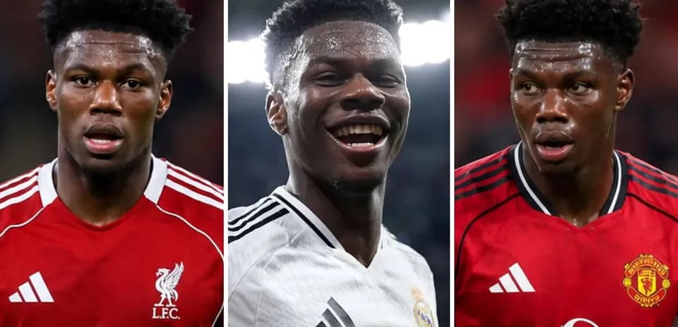 Tres imágenes de jugador en diferentes camisetas de clubes