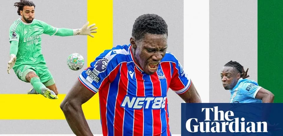Jugador de Crystal Palace en acción durante partido