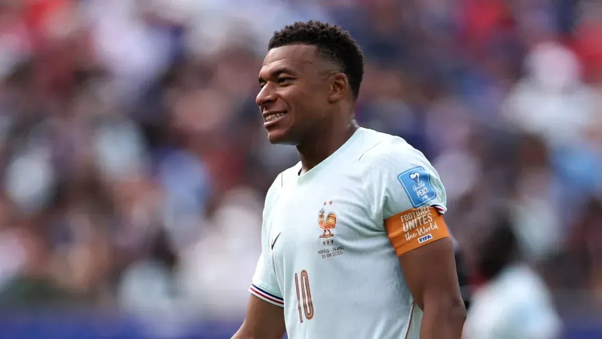 Jugador de Francia sonriendo durante un partido