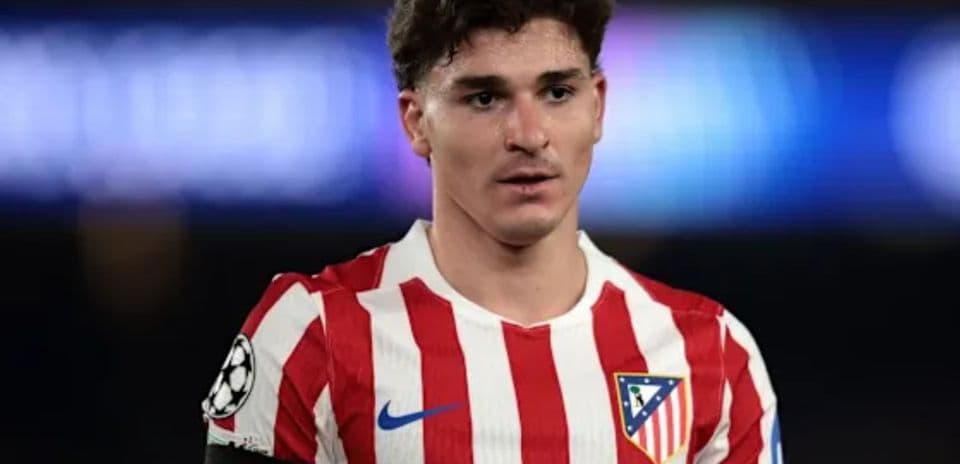 Jugador de Atlético de Madrid en el campo