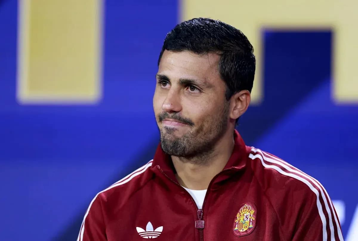 Entrenador de España en conferencia de prensa