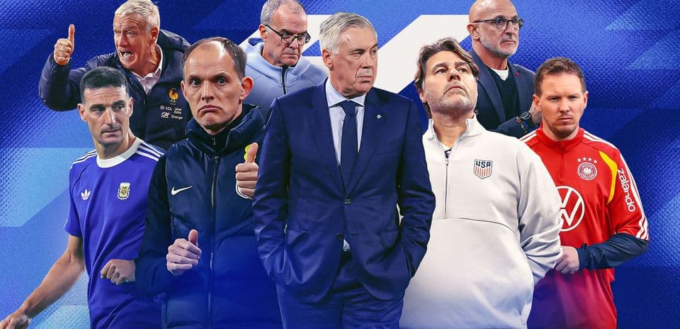 La alineación de entrenadores más destacada en la historia de los Mundiales: Ancelotti, Tuchel, Pochettino y más en Qatar 2026