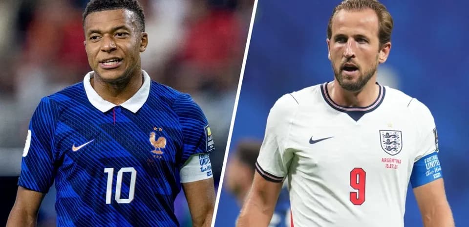 Kylian Mbappé y Harry Kane en el partido Kylian Mbappé y Harry Kane en el partido