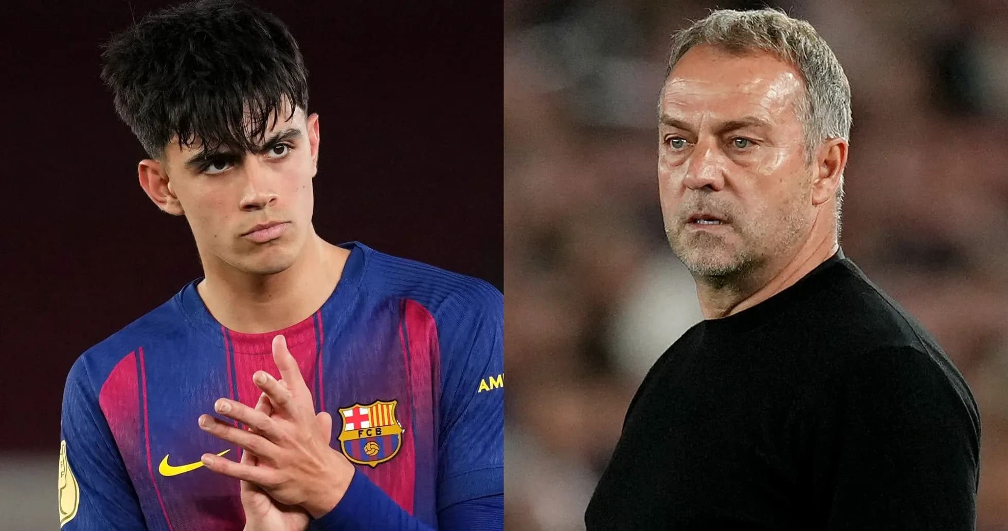 Jugador de Barcelona y entrenador en el banquillo Jugador de Barcelona y entrenador en el banquillo