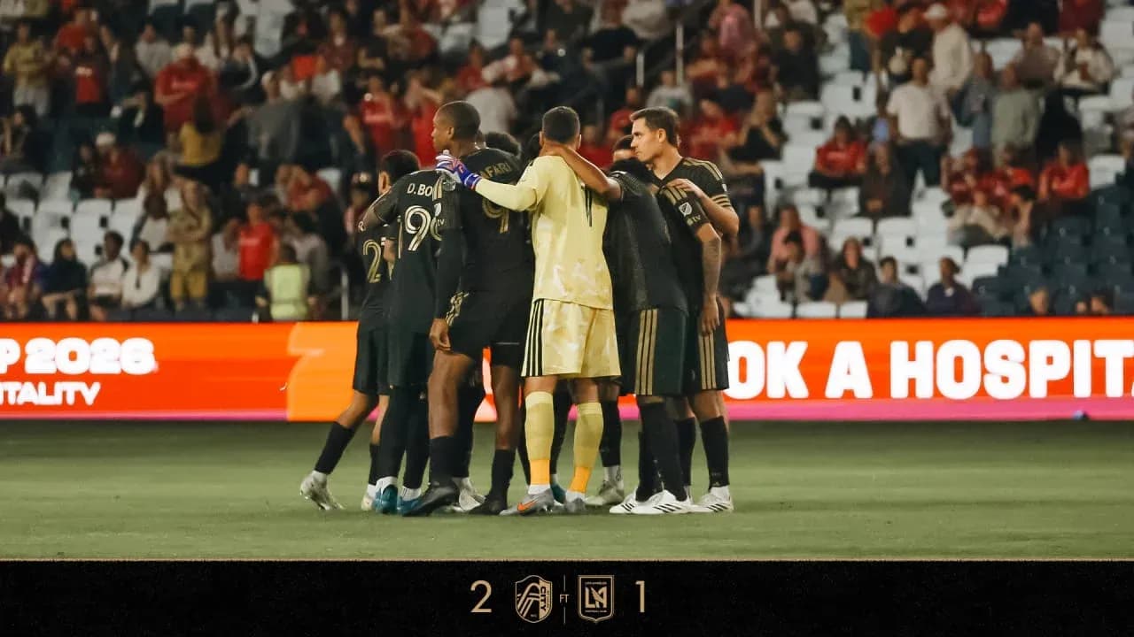 Jugadores de Los Angeles FC II celebrando el gol Jugadores de Los Angeles FC II celebrando el gol