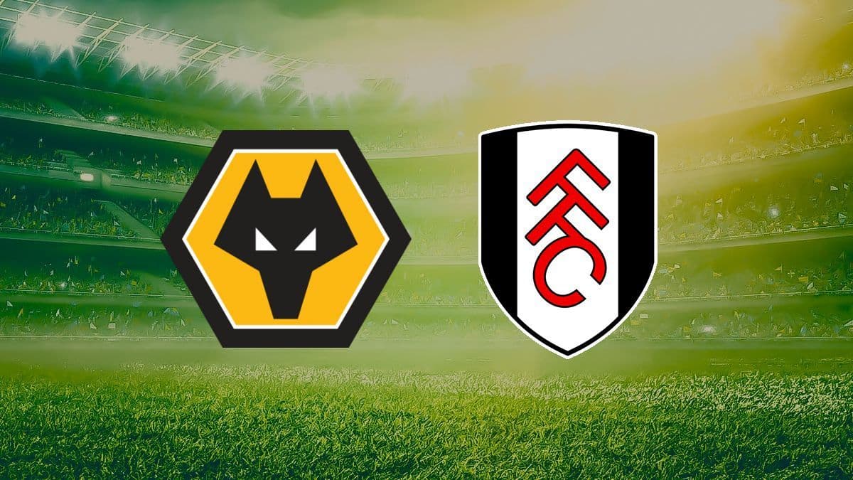 Logos de Wolves y Fulham en el estadio Logos de Wolves y Fulham en el estadio