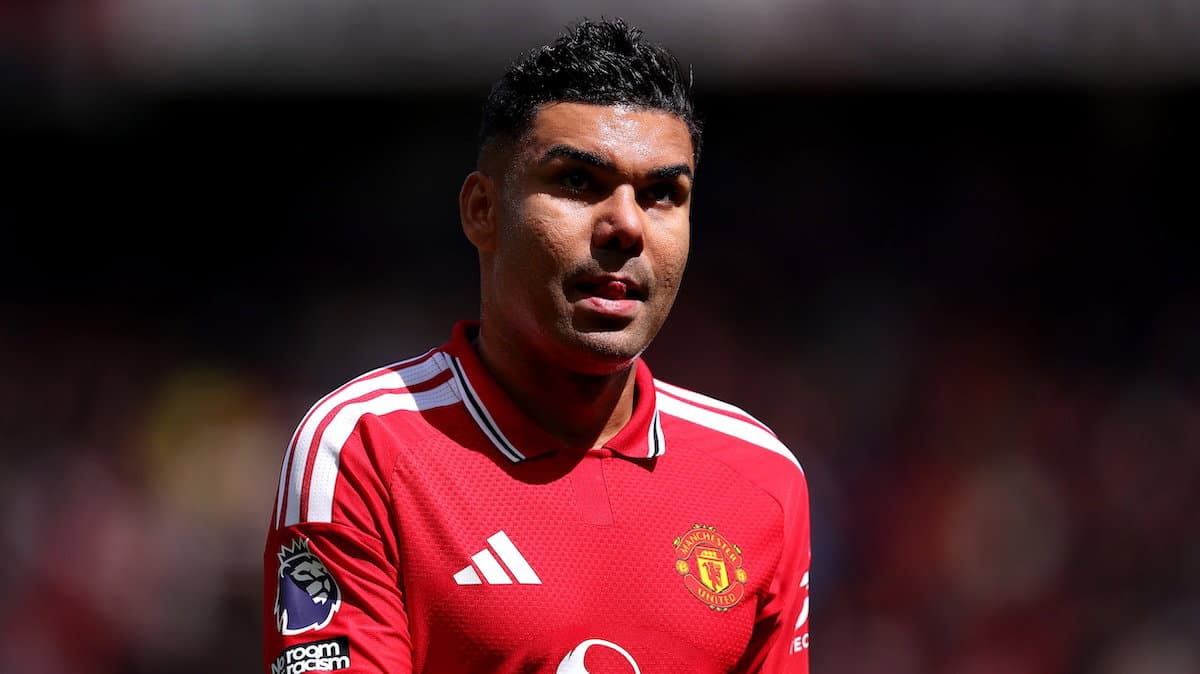 Jugador de Manchester United en el campo Jugador de Manchester United en el campo