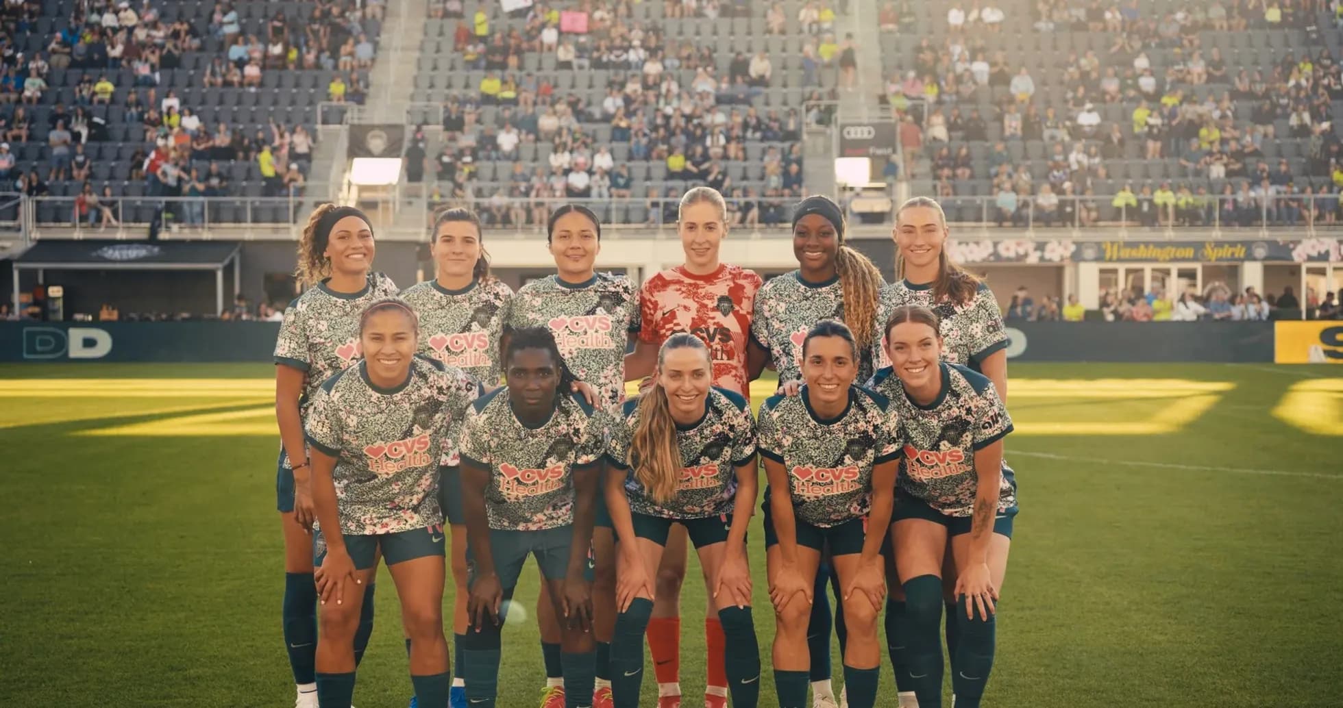 Equipo de Washington Spirit en el campo Equipo de Washington Spirit en el campo