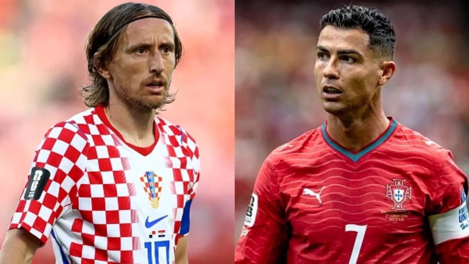 Modric y Ronaldo antes del partido Modric y Ronaldo antes del partido