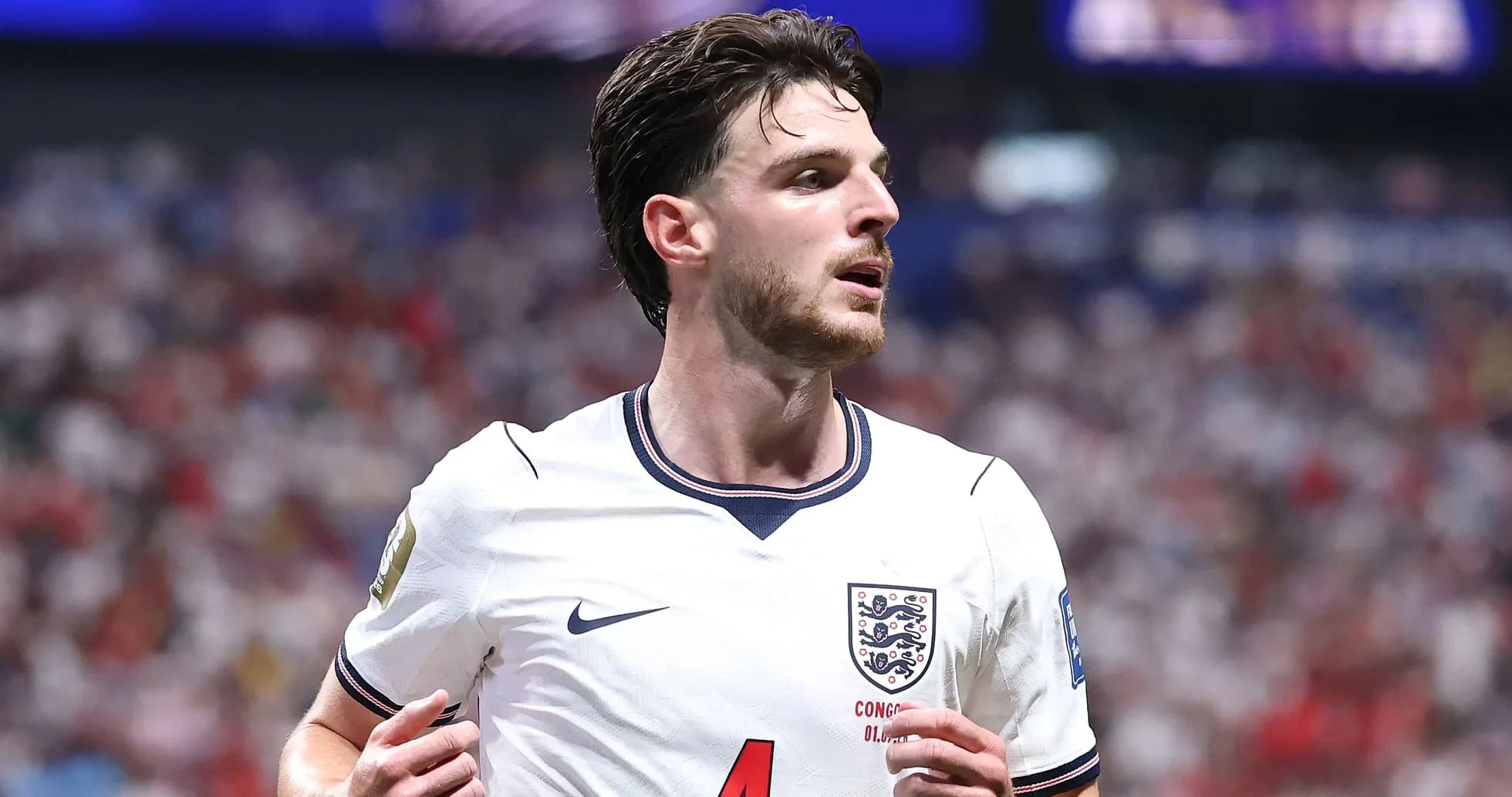 Jugador de Inglaterra en acción durante un partido Jugador de Inglaterra en acción durante un partido